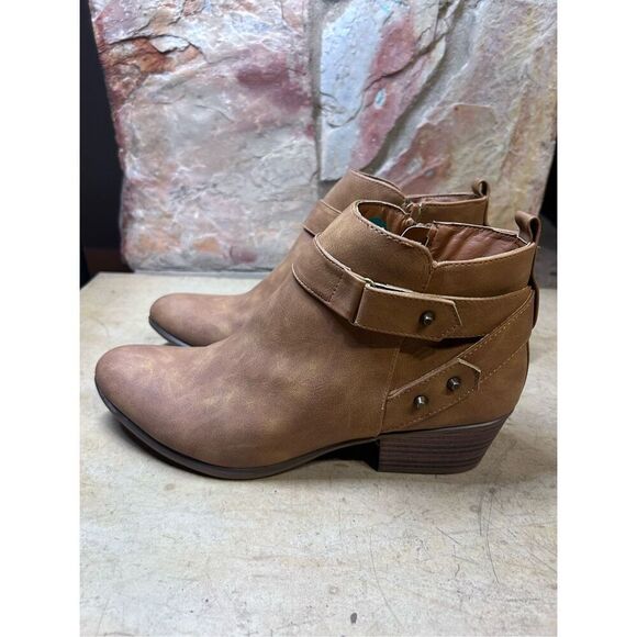 Union Bay Tilly Ankle Zippered Low Heel Booties Women’s Size 8.5M - Picture 1 of 12